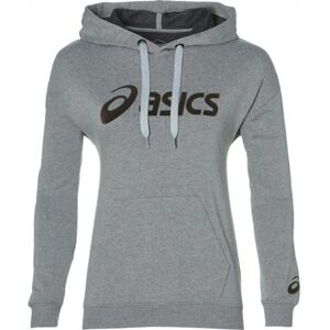 Sweat de tennis pour femmes Asics Big Asics OTH Hoodie W - mid grey heather/dark grey gris L female - Publicité