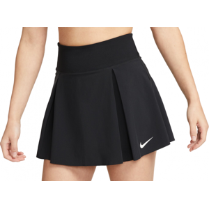 Jupes de tennis pour femmes Nike Dri-Fit Advantage Club Skirt - black/white noir XL female - Publicité