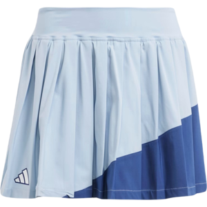 Jupes de tennis pour femmes Adidas Clubhouse Tennis Classic Premium Skirt - wonder blue/noble indigo bleu S female - Publicité