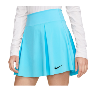 Jupes de tennis pour femmes Nike Court Dri-Fit Advantage Club Skirt - baltic blue/black bleu XS female - Publicité
