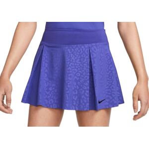 Jupes de tennis pour femmes Nike Dri-Fit Printed Club Skirt - lapis/black violet XL female - Publicité