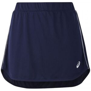 Jupes de tennis pour femmes Asics Standard Court W Skort - peacoat bleu marine XL female - Publicité