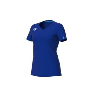 T-shirt femme Arena Team Panel Bleu - Publicité