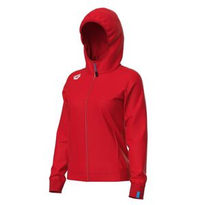 Sweatshirt à capuche femme Arena Team Panel Rouge - Publicité