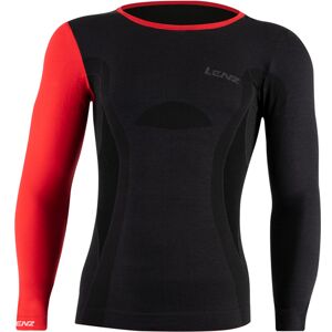 Sous maillot manches longues à col rond Lenz Merino 6.0 Noir - Publicité