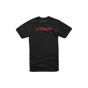 T-Shirt Alpinestars Ride 3.0 Noir-Rouge -