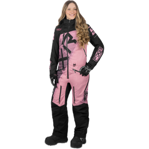 FXR Combinaison Femme FXR CX Lite Noir-Dusty Rose -