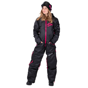 Combinaison Femme Raven Aggressor Noir-Rose -