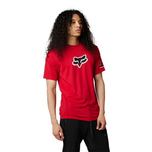 FOX T-Shirt FOX Racing Vizen Tech Rouge Flamme -