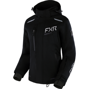 FXR Veste de Ski Femme FXR Renegade FX Noir-Gris Clair -