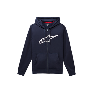 Alpinestars Sweat à Capuche Alpinestars Ageless II Zip Bleu Marine-Blanc -