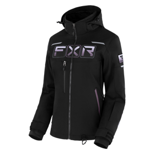 FXR Veste de Ski Femme FXR Maverick Noir-Muted Grape Fade -