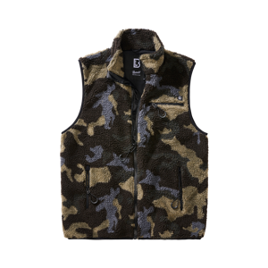 Brandit Gilet Brandit Teddyfleece Camouflage Foncé -