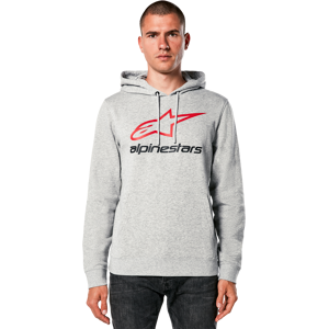 Alpinestars Sweat à Capuche Alpinestars Always 2.0Gris Chiné-Rouge-Noir -