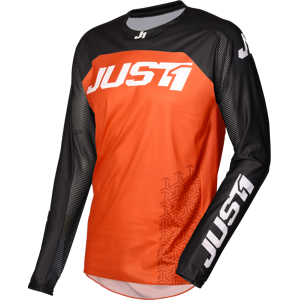 Maillot Cross Just1 J-Force Terra Noir-Orange -