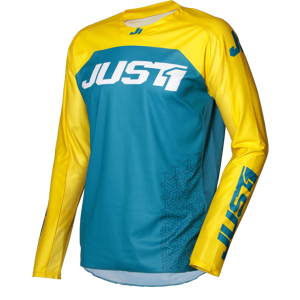 Maillot Cross Just1 J-Force Terra Bleu-Jaune -