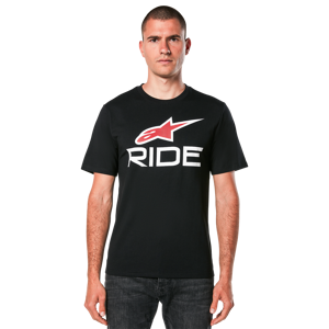 Alpinestars T-Shirt Alpinestars Ride 4.0 CSF Noir-Blanc-Rouge -