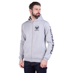 Sweat a Capuche 24MX Petrol Zip Gris -