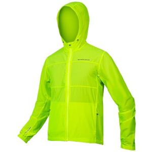 Endura Hummvee Windproof Shell Jacket - Coupe-vent vélo homme Hi Viz Yellow L - Publicité