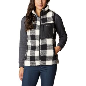 Columbia West Bend Vest - Polaire sans manches femme Chalk Check Print XS - Publicité