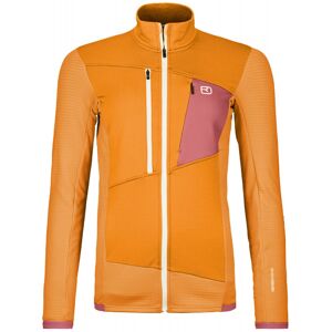 Ortovox Fleece Grid Jacket - Polaire en laine merinos femme Autumn Leaves M