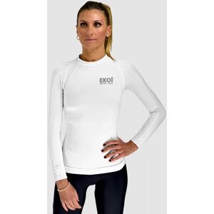 Sous Maillot Femme Thermo Col Rond Ekoi Eden Blanc  - Taille  L / XL - EKOÏ