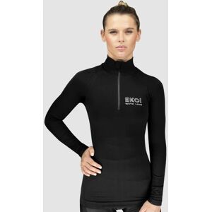 Sous Maillot Femme Thermo Col Montant Zippe Ekoi Erin Noir Taille M EKOI