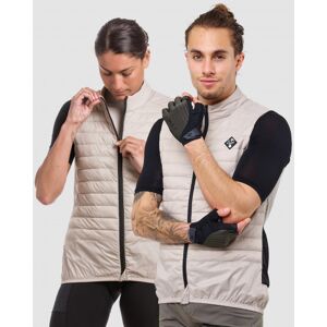 Gilet Coupe-vent Unisexe Ekoi Gravel Matelasse Gris Stone  - Taille  XXS - EKOÏ