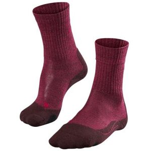 Chaussettes de randonnée Femme FalkeTK2 Wool Rouges Taille 37-38 - Publicité