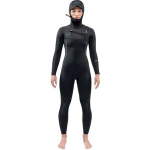 Dakine Wetsuits Dakine Mission 5mm Chest Zip Femmes Hooded Wetsuit (Noir)