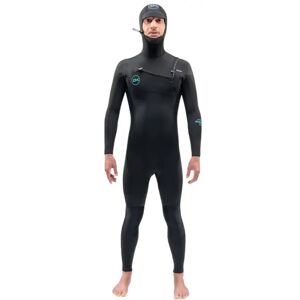 Dakine Wetsuits Dakine Mission Hooded 4mm 2022 Chest Zip Combinaison Neoprene (Noir)