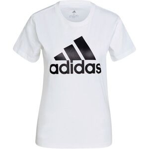 Adidas Essentials Logo Short Sleeve T-shirt Blanc XL / Regular Femme Blanc XL female - Publicité