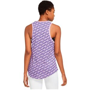 Nike Dri Fit Icon Clash High-neck Sleeveless T-shirt Violet XL Femme - Publicité