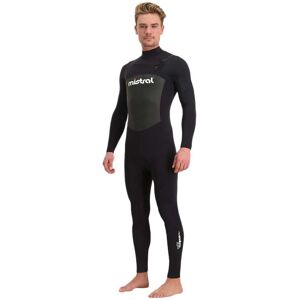 Gale Force Long Sleeve Back Zip Neoprene Suit 3/2 Mm Noir S Noir S unisex