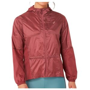 Asics - Women's Nagino Packable Run Jacket - Veste de running taille L, rouge - Publicité