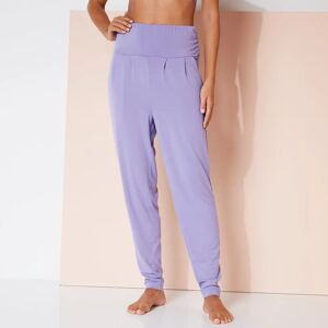 Blancheporte Pantalon De Yoga En Maille, Coupe Ultra Confort - Femme Violet 50