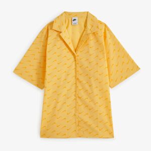 Nike Shirt Chemise Aop Lifestyle jaune m femme