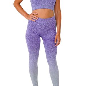 Legend Is Born Legging Chiné Femme Violet - Eric Favre