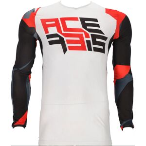 Acerbis J-Flex 1 Maillot de motocross Blanc Rouge taille : S - Publicité