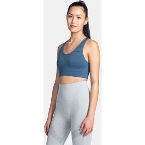 Soutien-gorge de sport sans coutures pour femme Kilpi WINIE-W Bleu fonce - 34 Bleu fonce 34 femme