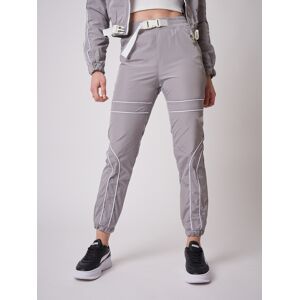 Project X Paris Bas de Jogging basic avec piping - Couleur - Gris clair, Taille - XS