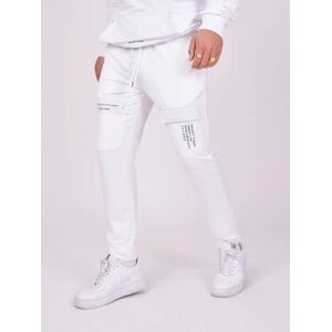 Project X Paris Bas de jogging bi-matière - Couleur - Blanc, Taille - XL