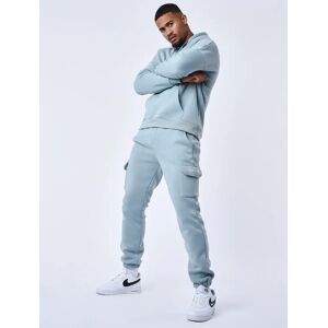 Project X Paris Bas de Jogging style cargo Signature - Couleur - Bleu gris, Taille - M