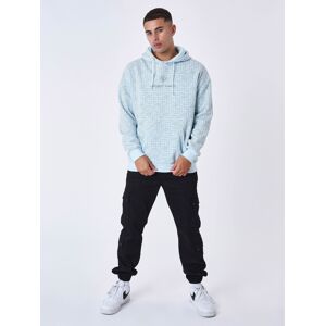 Project X Paris Sweat a capuche all over labyrinthe Couleur Ice blue Taille L