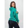 Nebbia Branded Oversized Gym Rat Hoodie Vert XS Femme