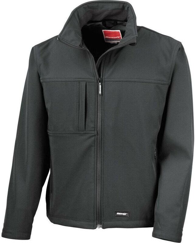 RESULT Veste de travail classique Softshell Noir M - Result