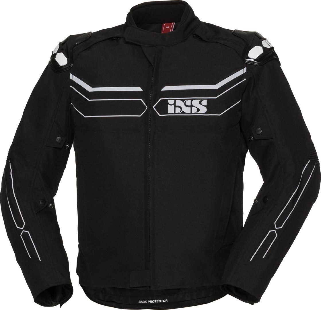 IXS X-Sport RS1000-ST Veste textile de moto imperméable à l’eau Noir Gris taille : 2XL