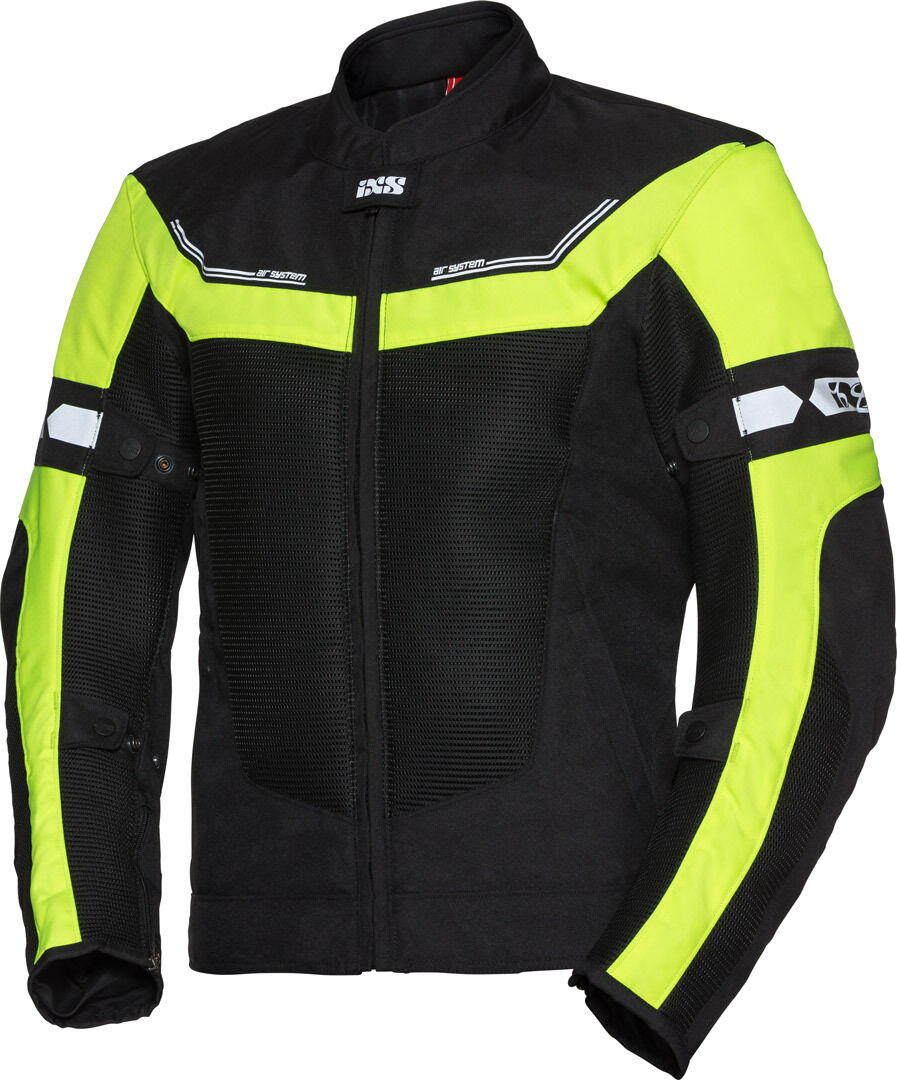 IXS Sport Levante-Air 2.0 Veste Textile moto Noir Jaune taille : 4XL