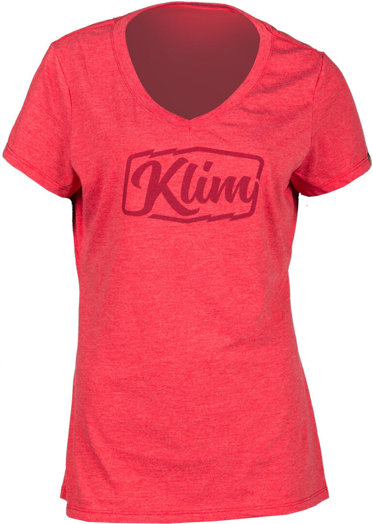 Klim Script T-Shirt dames Rouge taille : 2XL