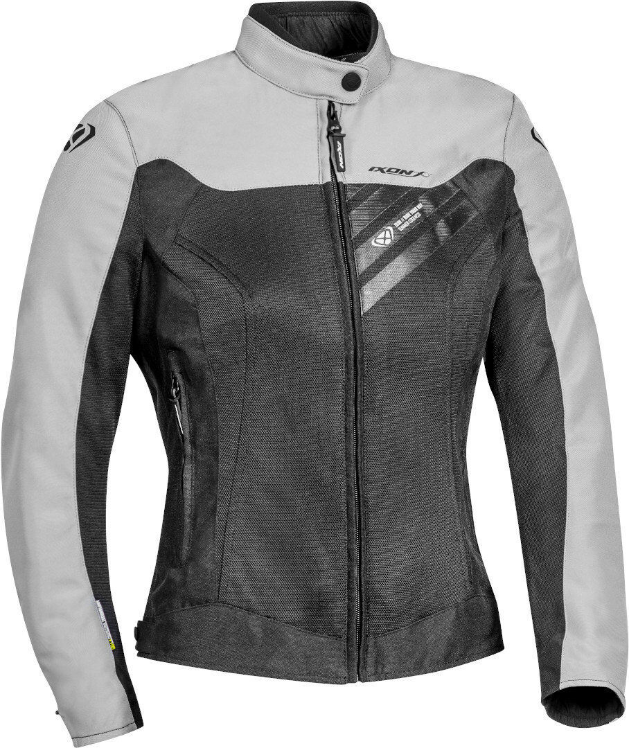 Ixon Orion Veste textile de moto dames Noir Gris taille : S